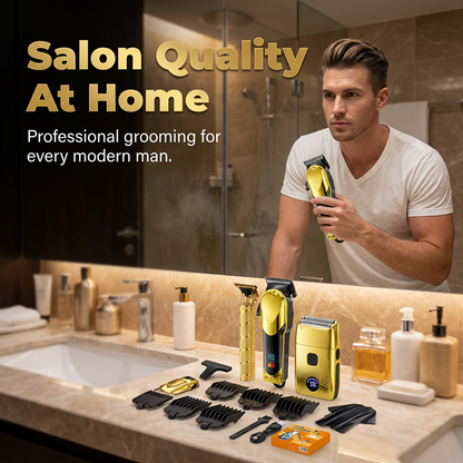 Professional Men's Electric Hair Clipper Set