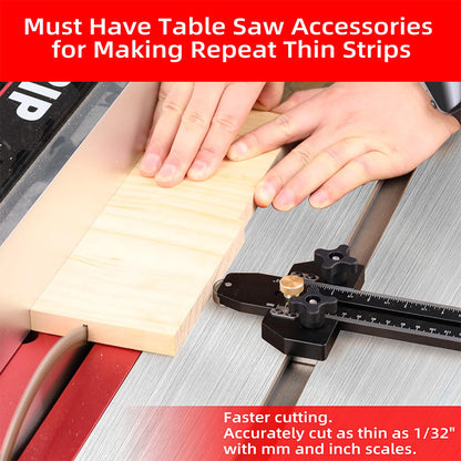Thin Rip Table Saw Jig