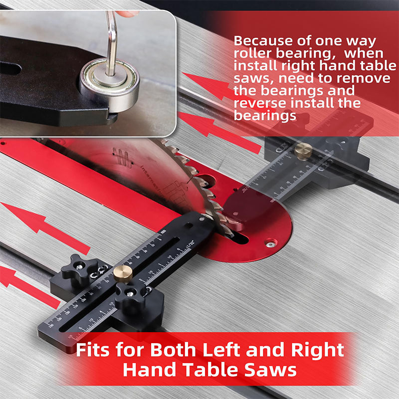 Thin Rip Table Saw Jig
