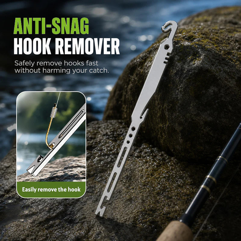 6-in-1 Stainless Steel Fishing Multi Tool Hook Remover and Knot Tyer