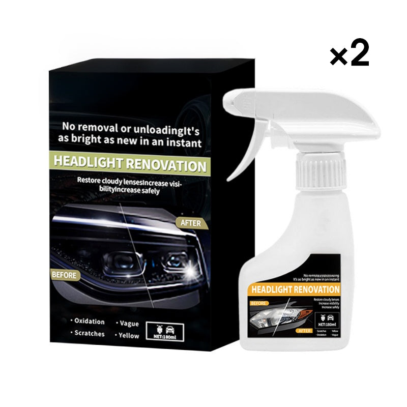 Car Headlight Restoration Spray