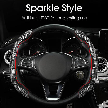 Rhinestones Bling Cover for Auto Steering Wheels