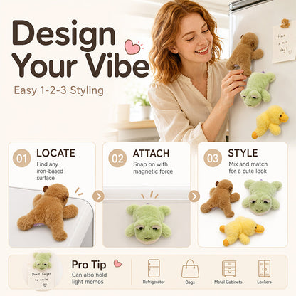 Lovely Plushie Fridge Magnet Doll