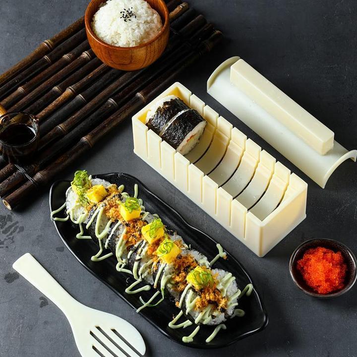 DIY Sushi Mold Kit | 10-Piece Set, Easy to Use, BPA-Free