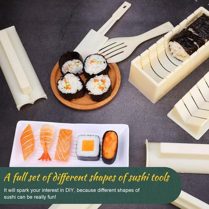 DIY Sushi Mold Kit | 10-Piece Set, Easy to Use, BPA-Free
