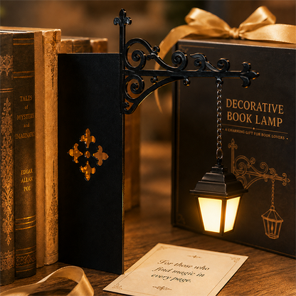 Miniature Retro Streetlight Bookend Light