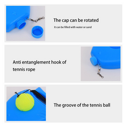 Portable Solo Tennis Trainer Rebounder