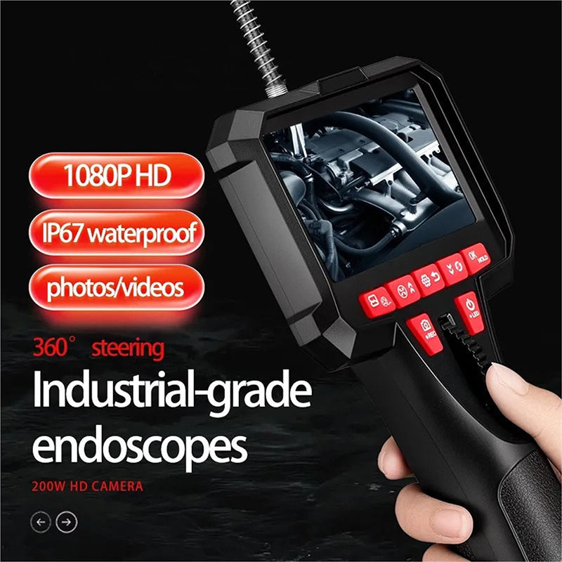 6mm Handheld Automotive Endoscope with Articulating Camera