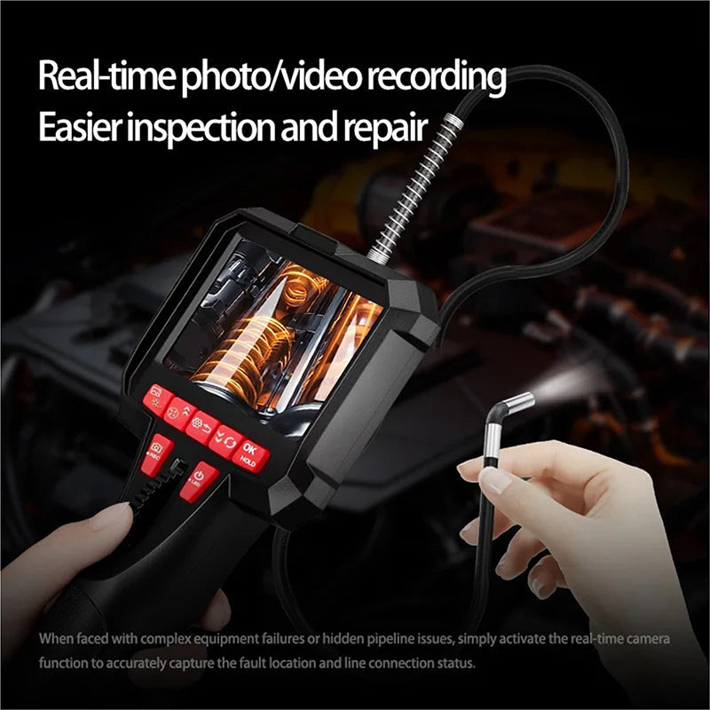 6mm Handheld Automotive Endoscope with Articulating Camera