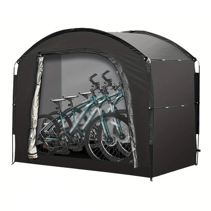 🏕️🚲Portable Weatherproof Bike Storage Shed for Bicycles & Outdoor Gear🔧