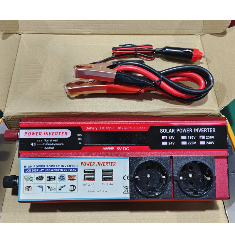 High-Power 12V to 230V Car Power Inverter 