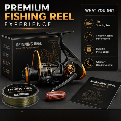 ⏳Time-Limited Special⏰Heavy-Duty CNC Spool Spinning Reel – Precision Engineered to Handle Any Fish! 🐟