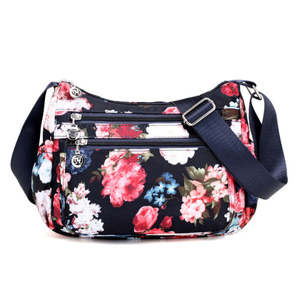 Women Elegant Nylon Travel Messenger Bag
