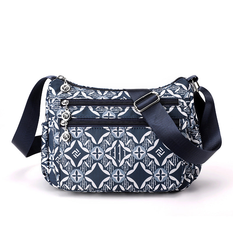Women Elegant Nylon Travel Messenger Bag