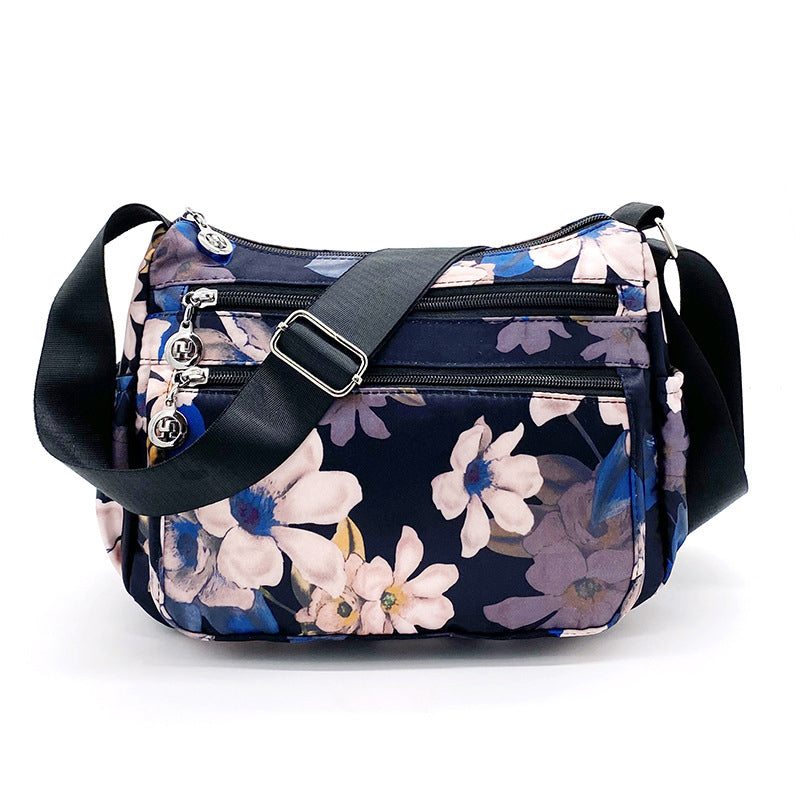 Women Elegant Nylon Travel Messenger Bag