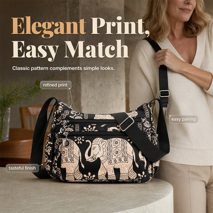 Women Elegant Nylon Travel Messenger Bag