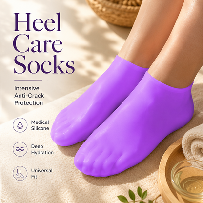 Silicone Moisturizing Socks for Dry Cracked Feet