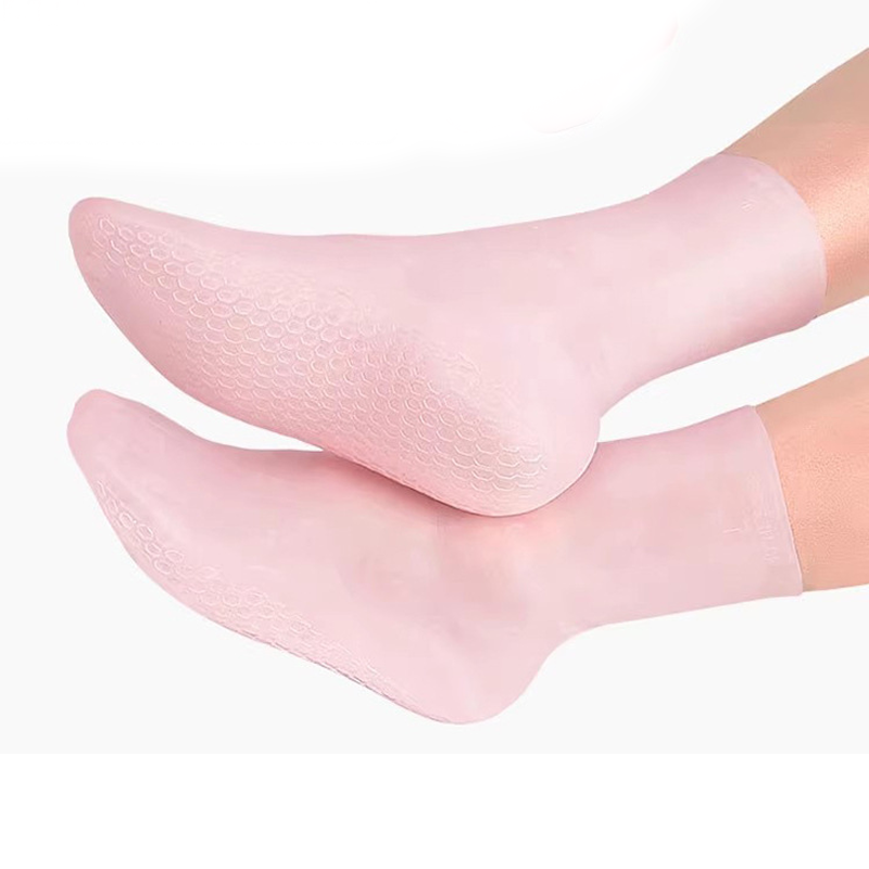 Silicone Moisturizing Socks for Dry Cracked Feet