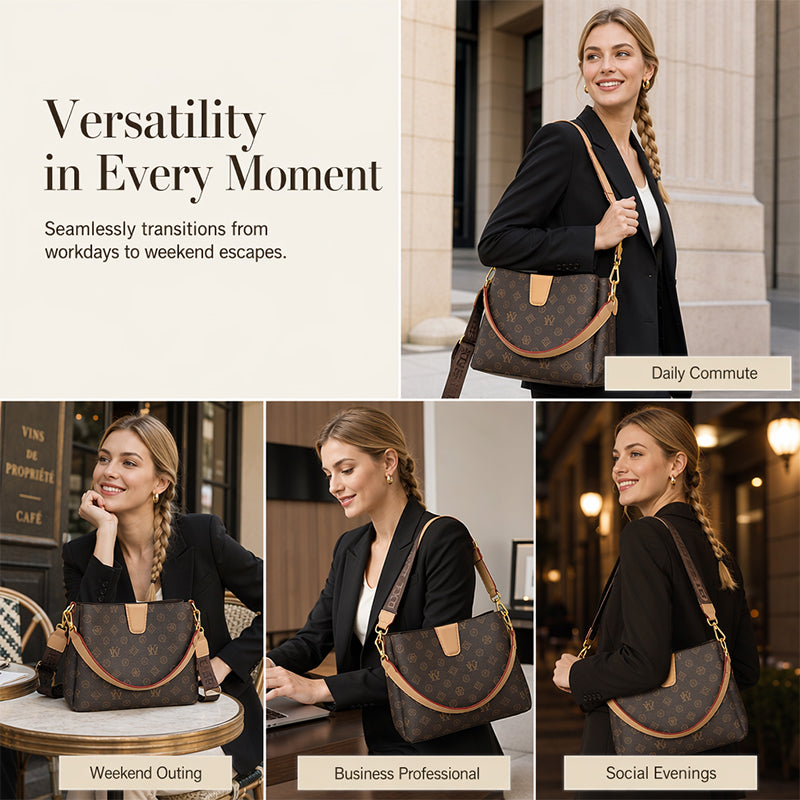 Women's Bucket Bag Chic Shoulder Crossbody Bag