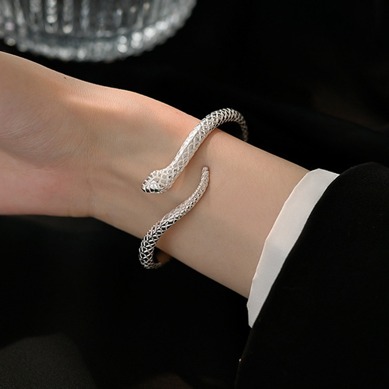 Vintage Snake Bangle Bracelet