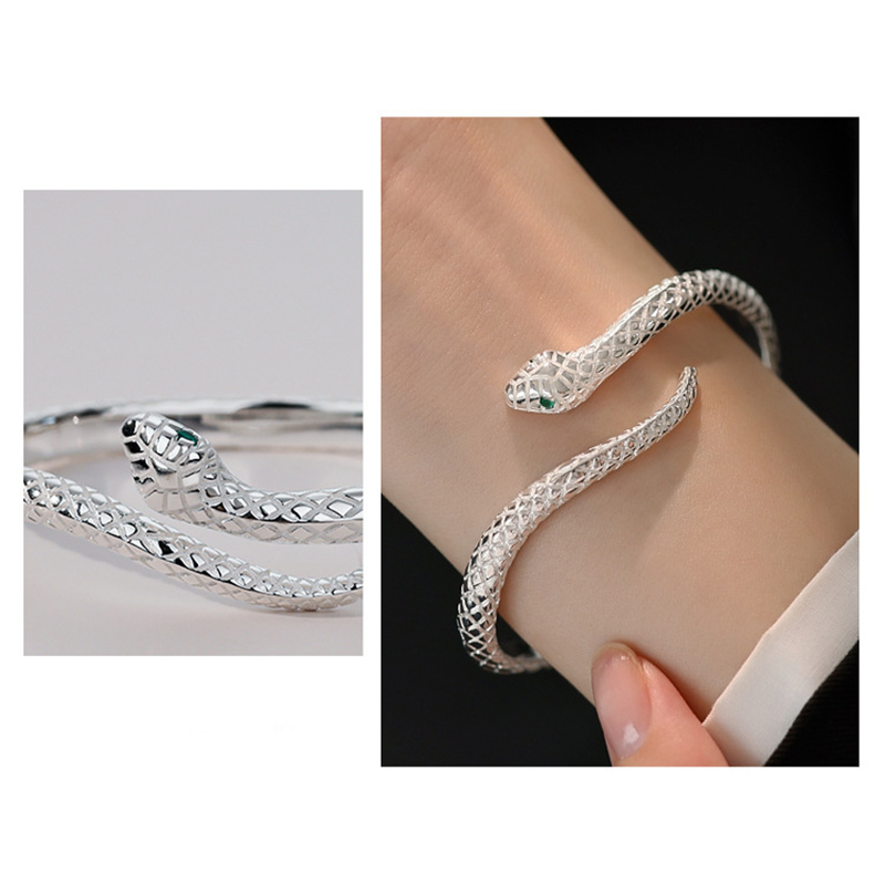 Vintage Snake Bangle Bracelet