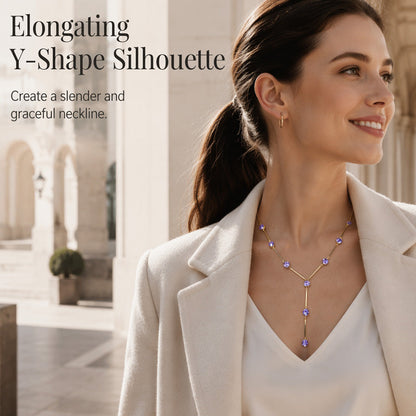 Women's Elegant Y-Shaped Drop Necklace