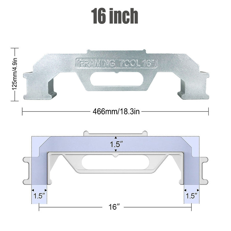 Aluminum Alloy Framing Stud Layout Tool