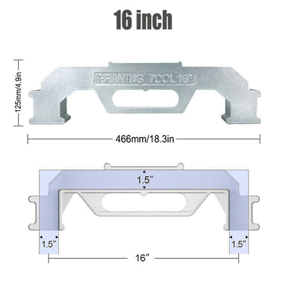 Aluminum Alloy Framing Stud Layout Tool