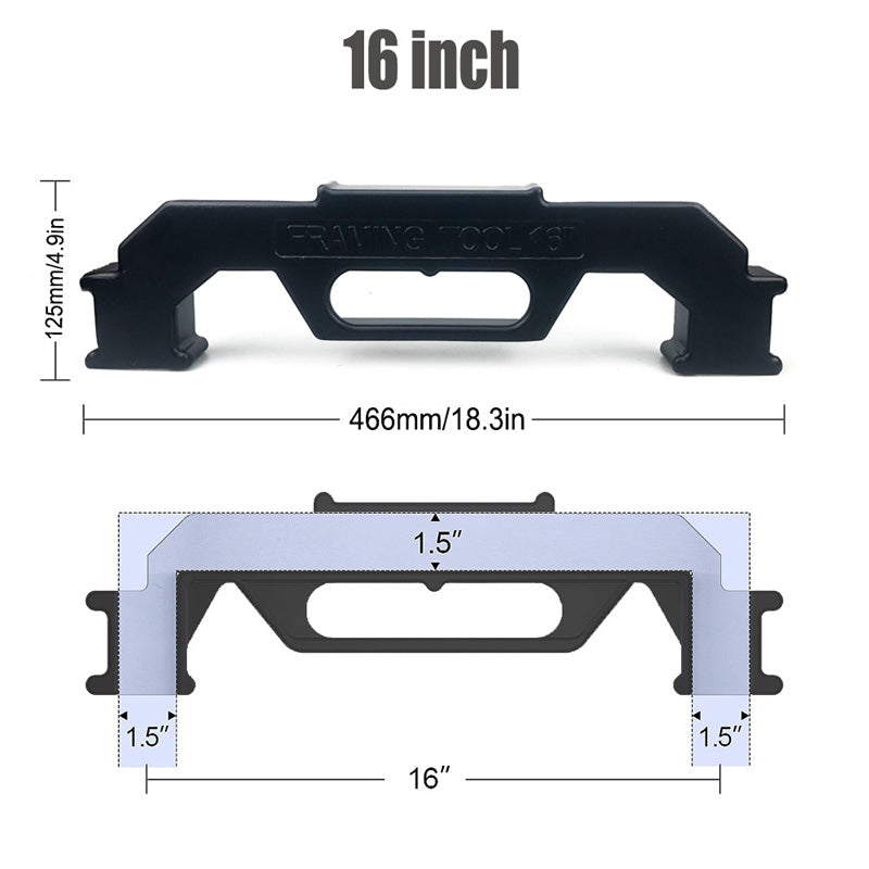 Aluminum Alloy Framing Stud Layout Tool