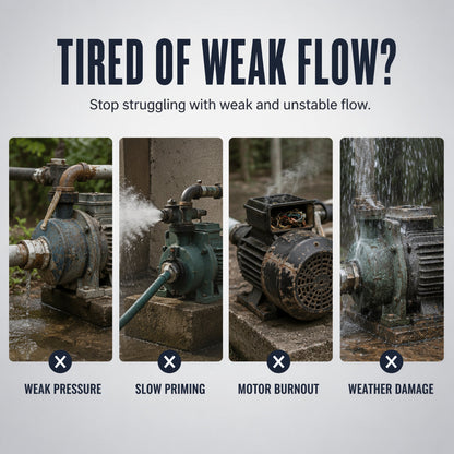 Self-Priming Water Pressure Booster Pump