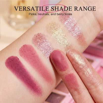 Coffret palette de maquillage tout-en-un en forme de livre