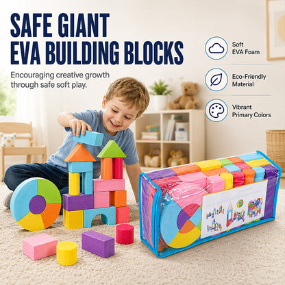 Kids Soft EVA Foam Building Blocks Set