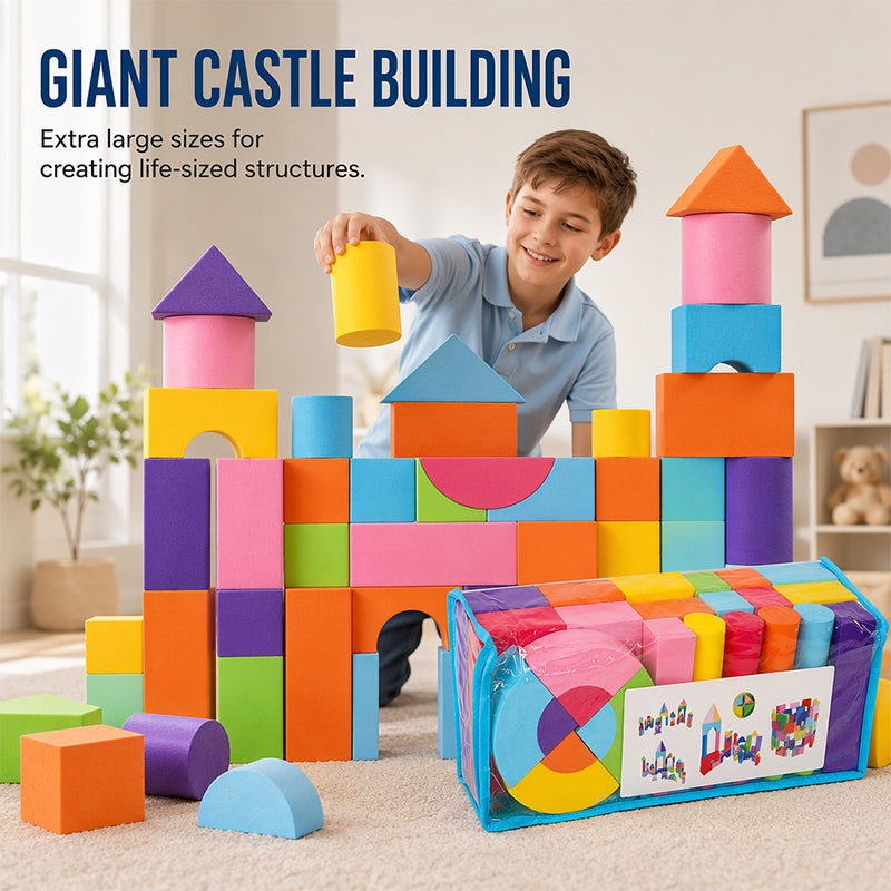 Kids Soft EVA Foam Building Blocks Set