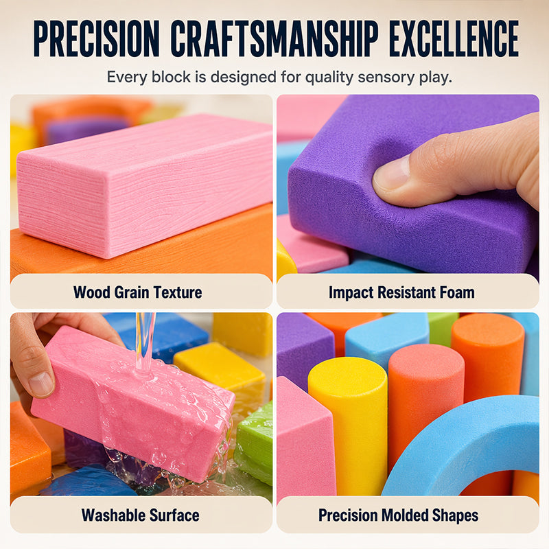 Kids Soft EVA Foam Building Blocks Set