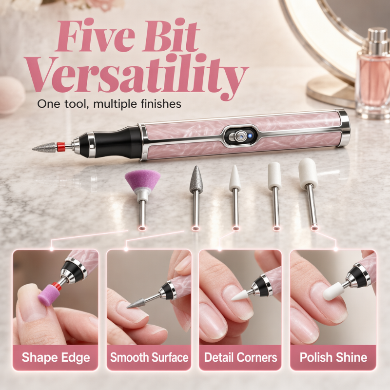 Cordless Electric Nail File Drill