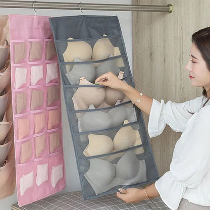 Double-Sided Storage Underwear Hanging Organizer