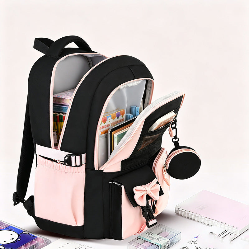 Cute Bowknot Lightweight School Backpack