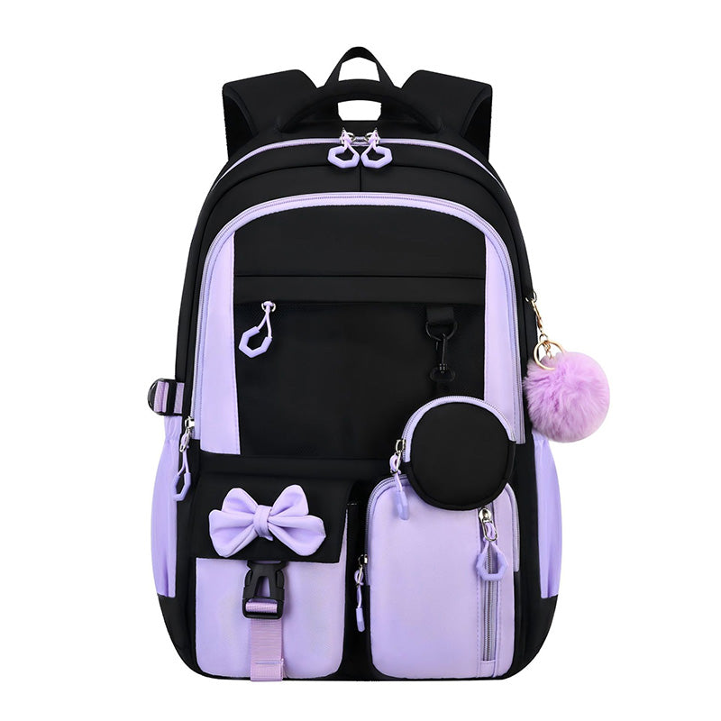 Cute Bowknot Lightweight School Backpack