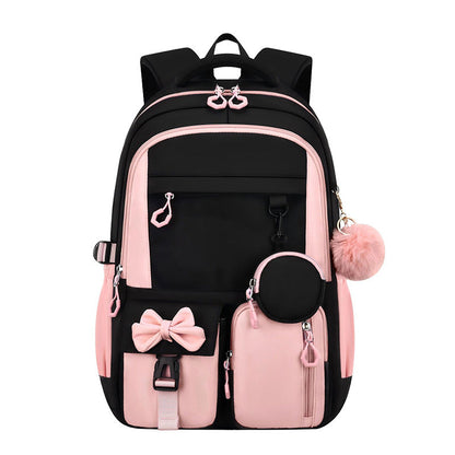 Cute Bowknot Lightweight School Backpack