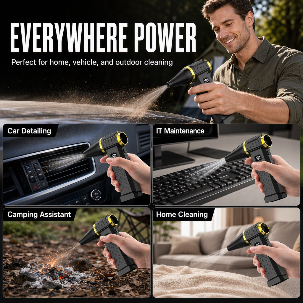 Handheld Turbo Blower & Vacuum Cleaner