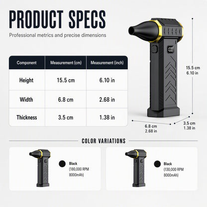 Handheld Turbo Blower & Vacuum Cleaner