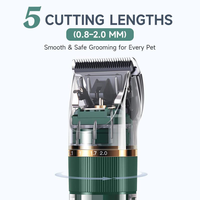 Quiet Pet Clipper with LED Display