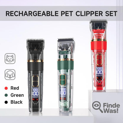 Quiet Pet Clipper with LED Display