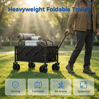 Collapsible Wagon Cart with Wheels