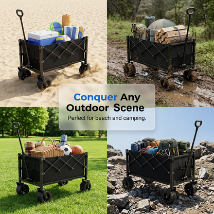 Collapsible Wagon Cart with Wheels