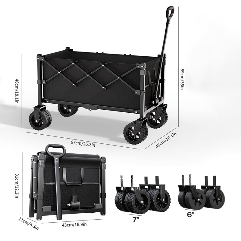 Collapsible Wagon Cart with Wheels