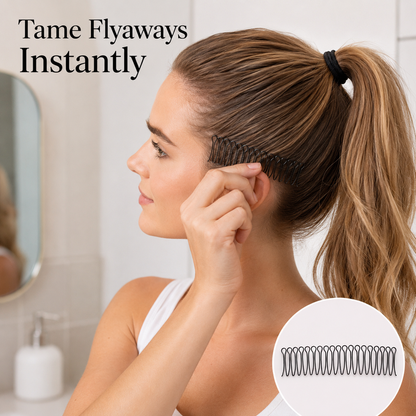 Flexible Invisible Grip Flyaway Hair Comb