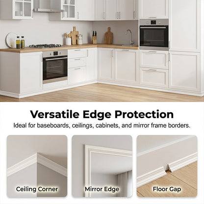 📢 50% OFF!! ⏰ Flexible Molding Trim Strip – Decorative Wall Edge Protector ✨