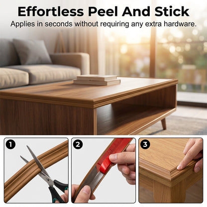 📢 50% OFF!! ⏰ Flexible Molding Trim Strip – Decorative Wall Edge Protector ✨