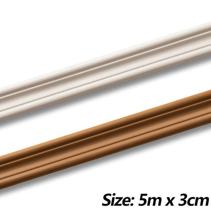 📢 50% OFF!! ⏰ Flexible Molding Trim Strip – Decorative Wall Edge Protector ✨